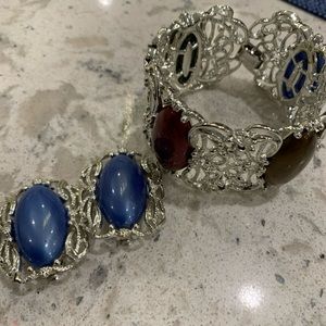 Sarah Coventry Vintage Enamel Jewelry set